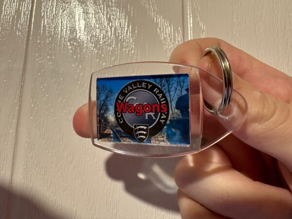 Handmade CVR Wagon Group Keyring - Image 2