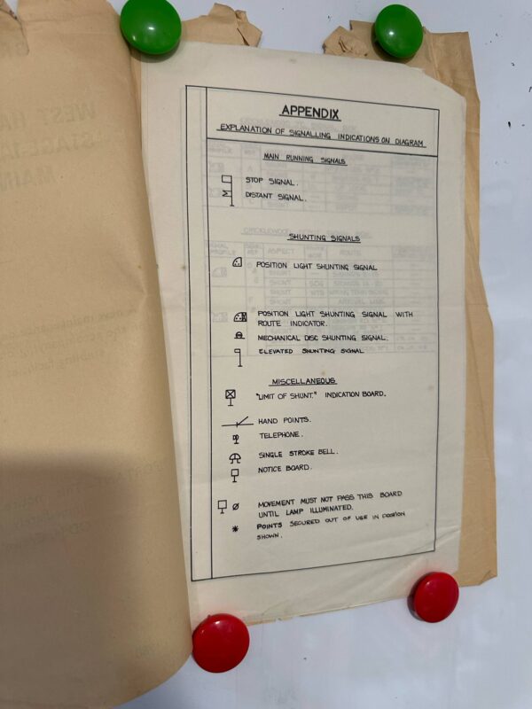 Original British Railways Cricklewood Maintenance Depot Diagrams -1980 (Track diagrams!) - Image 2