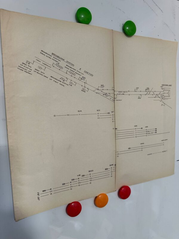 Original 'New Signalling' Track Diagrams between Broxbourne, Roydon & Hertford East - Image 3