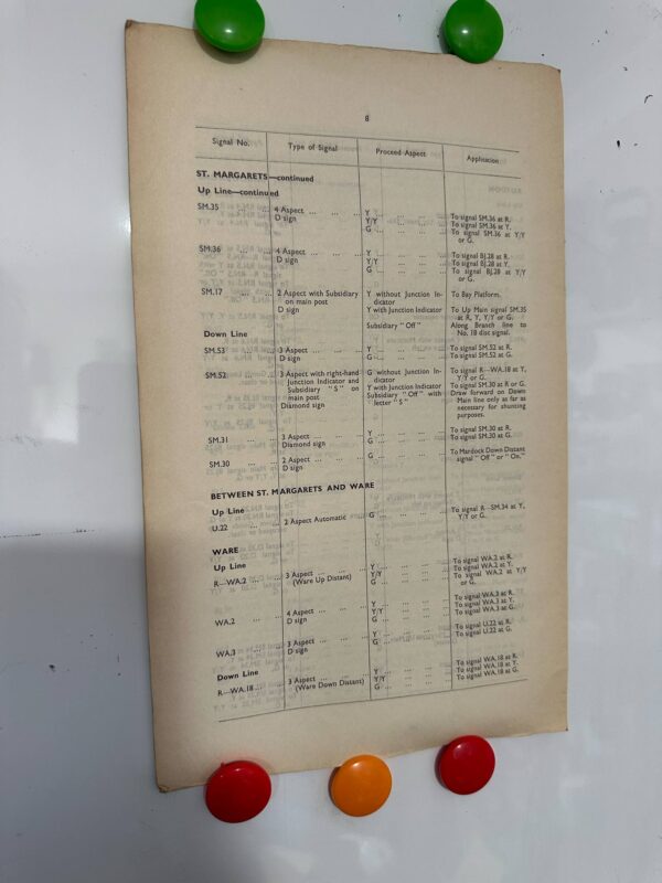 Original 'New Signalling' Track Diagrams between Broxbourne, Roydon & Hertford East - Image 2